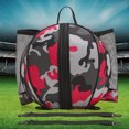 thumbnail image 4 of Bolsas De Balones De Fútbol Bolsa de baloncesto de forma redonda Oxford elástica para equipo de entrenamiento (rojo) Ndcxsfigh Para Estrenar, 4 of 8