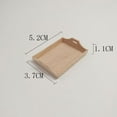 thumbnail image 2 of Dollhouse Decoration High Quality Doll House Decoration Accessories Mini Wooden Decorative Plate Simulation Furniture Cabinet Chairs Model Toys Dollhouse Miniature Bed 13.7X7.8X6CM, 2 of 7