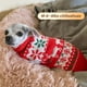 thumbnail image 4 of Suéter para Perro KYEESE con Diseño Navideño de Copos de Nieve y Reno, 4 of 9