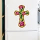 thumbnail image 2 of 5D diamante pintura ornamento para niños adultos decoración de pared taladro completo Pascua pintura por números Kit cristal mosaico rosa cruz, 2 of 8