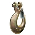 thumbnail image 2 of 6 Pack Heavy Duty G70 3/8" Clevis Slip Hook w/ Safety Latch Flatbed Truck Trailer Transport Tow Chain Hook 6600 lbs WLL, 2 of 8