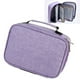 thumbnail image 5 of Estuche grande para lápices, elegante, simple, impermeable, portátil, bolsa de papelería de alta capacidad para niños y adultos, color morado, 5 of 8