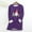 Purple, variant on Babysbule Womens Christmas Shirts Tops Ladies Fashion Casual Winter Plus Fleece Warm Christmas Print Top Women