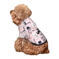 thumbnail image 5 of Fotbe Cat Print Small Dog Sweater Hoodies Pet Grey Hooded Soft Fleece Sweatshirts with Pocket Fall Winter Puppy Cat Sweaters Warm Clothes-Medium, 5 of 7