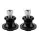thumbnail image 3 of 2Pcs Motorcycle CNC Rear Swingarm Sliders 8mm (Black), 3 of 4
