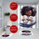 thumbnail image 2 of Accesorios de baño Cortina de ducha de poliéster con impresión digital 3D de niña africana Cortinas divisorias para baño, 2 of 6