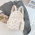 thumbnail image 3 of Bolsa Mochila de moda Mochila escolar floral Estampado de viaje para estudiantes Mochila de hombro (Blanco) Ehuebsd Para Estrenar, 3 of 9