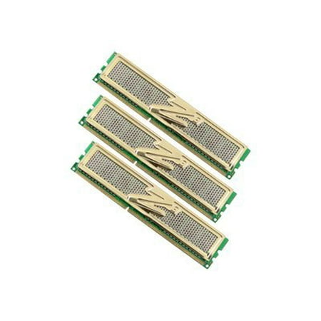 - OCZ Gold XTC Triple Channel Kit - DDR3 - 6 GB: 3 x 2 GB - DIMM 240-pin - 1600 MHz / PC3-12800 - CL8 - 1.65 V - unbuffered - non-ECC