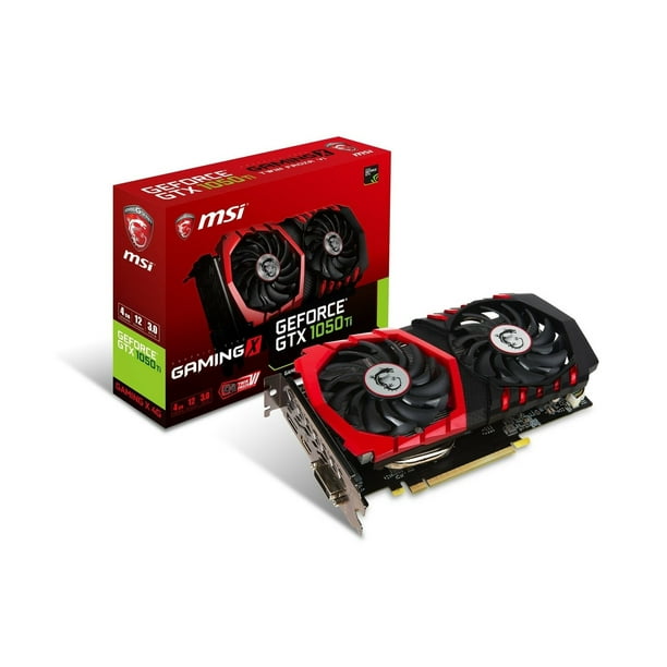 Msi Computer Video Graphic Cards Geforce Gtx 1050 Ti Gaming X 4g 4gb Walmart Com Walmart Com