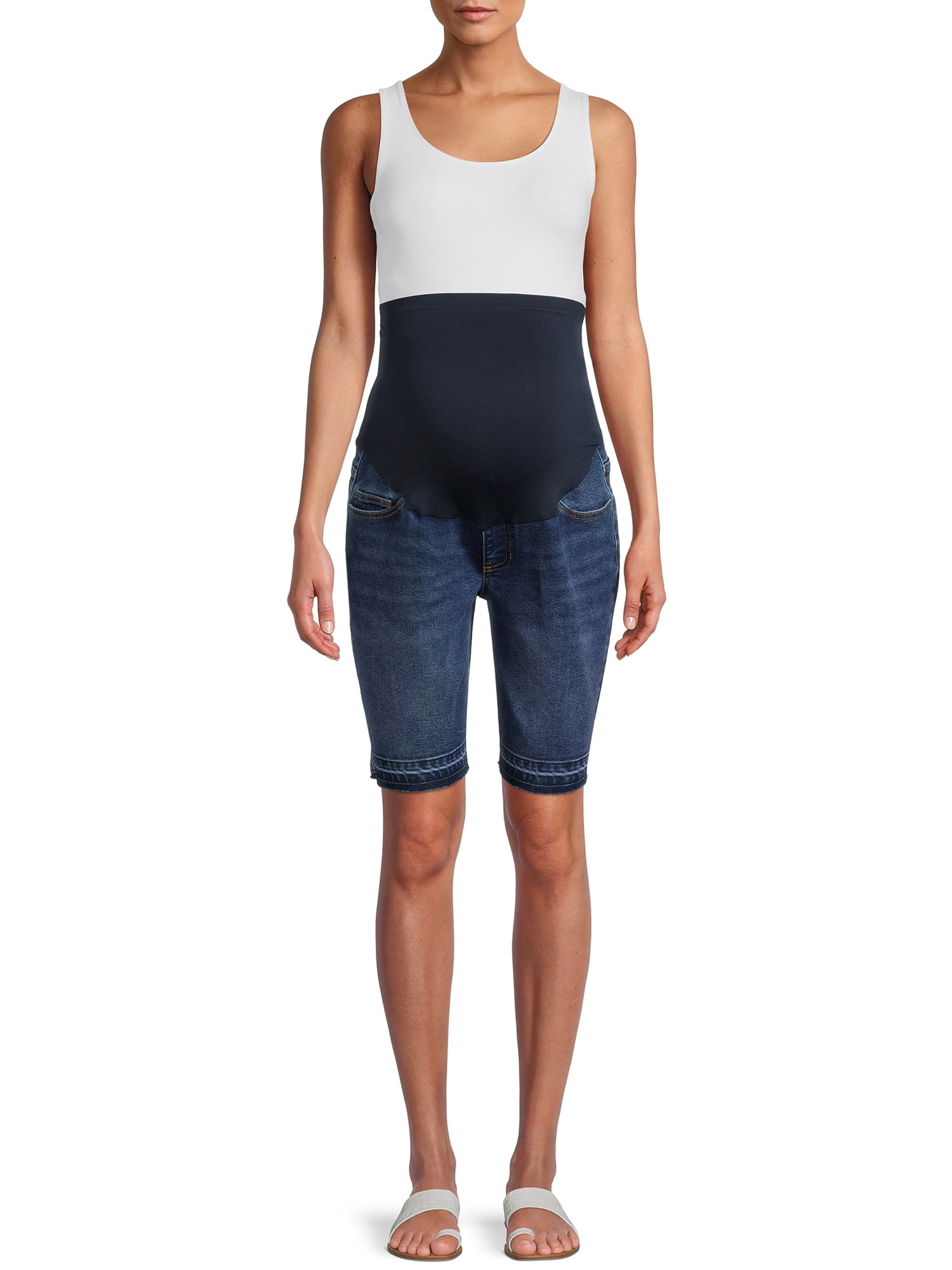 Time And Tru Women's Maternity Bermuda Shorts