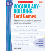 Scholastic Vocabulary Building Card Games: Grade 2