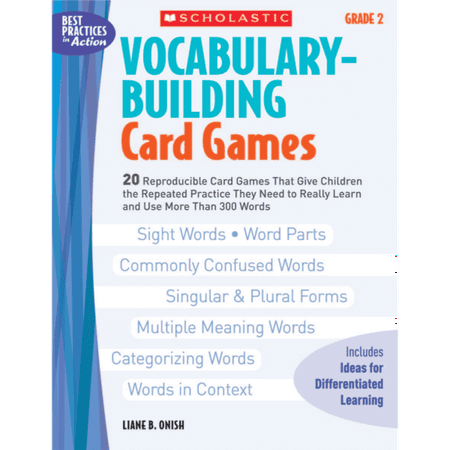 Scholastic Vocabulary Building Card Games: Grade 2