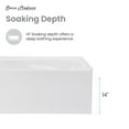thumbnail image 4 of Ivy 54'' x 30" Bathtub with Apron Left Hand Drain in White, 4 of 11