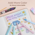 thumbnail image 5 of Nicpro 38PCS Aesthetic Supplies, Pastel Mechanical Pencil Set 0.5, 0.7, 0.9 & 2.0 mm with 564PCS Lead Refills, Cute Mechanical Pencils for Stationary Drawing Drafting - Pink Case, 5 of 6