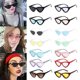 thumbnail image 2 of Gafas de sol de diseño vintage con ojo de gato para mujer, gafas de sol retro de moda para mujer, tonos pequeños, Reino Unido, 2 of 2