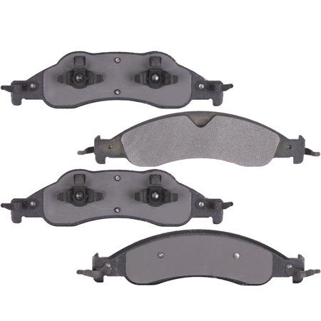 Gridiron Brakes Semi-Metallic Front Brake Pad Set Driver and Passenger Side - ID1278 (Replaces Part# MKD1278)