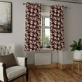thumbnail image 2 of Ambesonne Cherry Blossom Grommet Curtain, Japanese Garden, 50" x 63", Brown Pale Coffee, 2 of 6