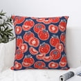 thumbnail image 4 of Pofeuu Hand Drawn Tomatoes Print Double-sided plush pillowcase Square Throw Pillow Covers Pillows Cover for Living Room Bedroom Sofa Couch Cushion Cover（No pillow core）-22"x22", 4 of 7
