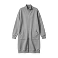 thumbnail image 7 of IUYRTFE Women Mid Length Zip Up Coat with Pockets for Winter Casual Daily Wear, 7 of 7