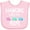 AD-Pink, variant on Inktastic Easter Hanging with My Peeps Pastel Bunnies Boys or Girls Baby Bib