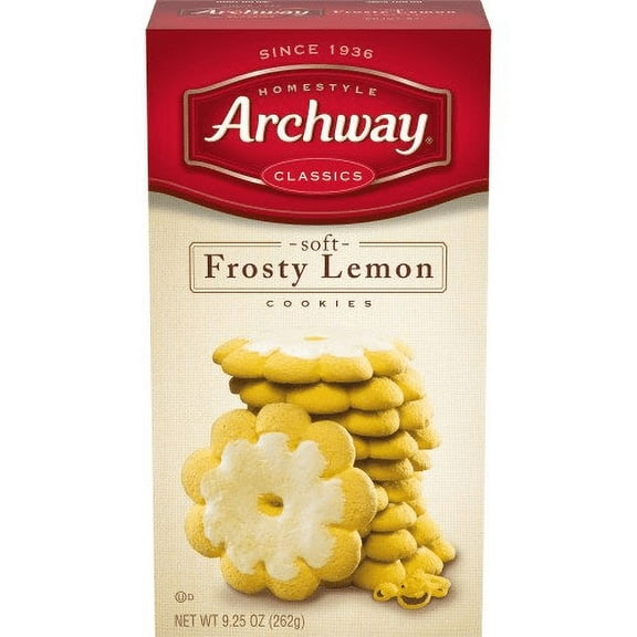 Archway Frosty Lemon Soft Cookies (Value multi-Pack of 3) C11