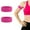 Pink, variant on TOPTIE 2 Pcs Bicep Bands Black for Football, Terry Cloth Arm Sweatbands Wristbands Leg Bands for Sport (One Pair)