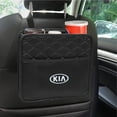 thumbnail image 6 of 2 Pack Customized Backseat Organizer Compatible with Kia - Multipurpose Hanging Storage for Cars, SUVs, Minivans & Trucks - Black PU Leather, Large Capacity, 6 of 7