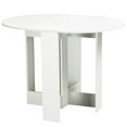 thumbnail image 1 of HOMCOM Folding Drop Leaf Dining Table Foldable Bar Table for Small Kitchen, 1 of 10