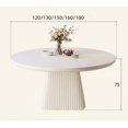 thumbnail image 1 of Luxury Study Dining Tables Round Dinette Cocktail Kitchen Coffee Table Outdoor Desk Juegos De Comedor Restaurant Furniture My Lux Decor Round, 1 of 7