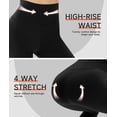 thumbnail image 3 of Pack de 3 leggins Capri GAYHAY para mujer, Tummy Control Yoga, 3 of 6