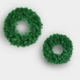 thumbnail image 2 of Esaierr Rattan Wreath Plastic Wreath Home Decor Stay Fresh For Years Rustic Farmhouse Holiday Home Decor, Christmas Wreath Set Up Prop, 2 of 3