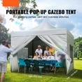 thumbnail image 4 of 10x10 Pop Up Canopy, Portable Gazebo with Sidewalls, UV50+ Waterproof Tent, 4 of 6