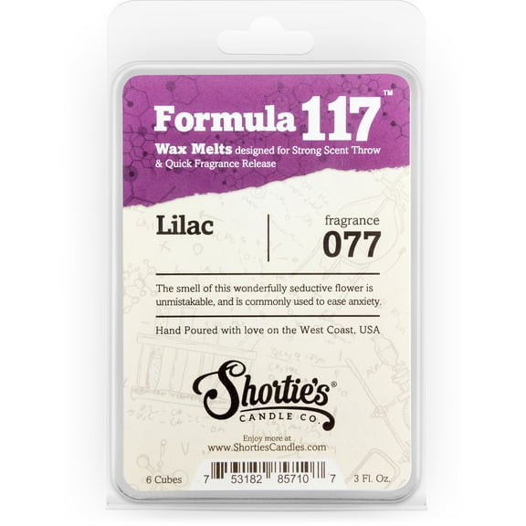 Pure Lilac Wax Melts - Highly Scented   Natural Oils - Shortie's Candle Company