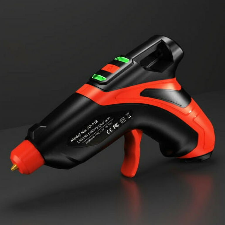 Hoto Cordless Hot Glue Gun, 10 Glue Sticks, 30S Heating Fast, USB Rechargeable Melt Glue Gun, Lithium Glue Gun Tools, Smart-Power-off Glue Gun, Perfec