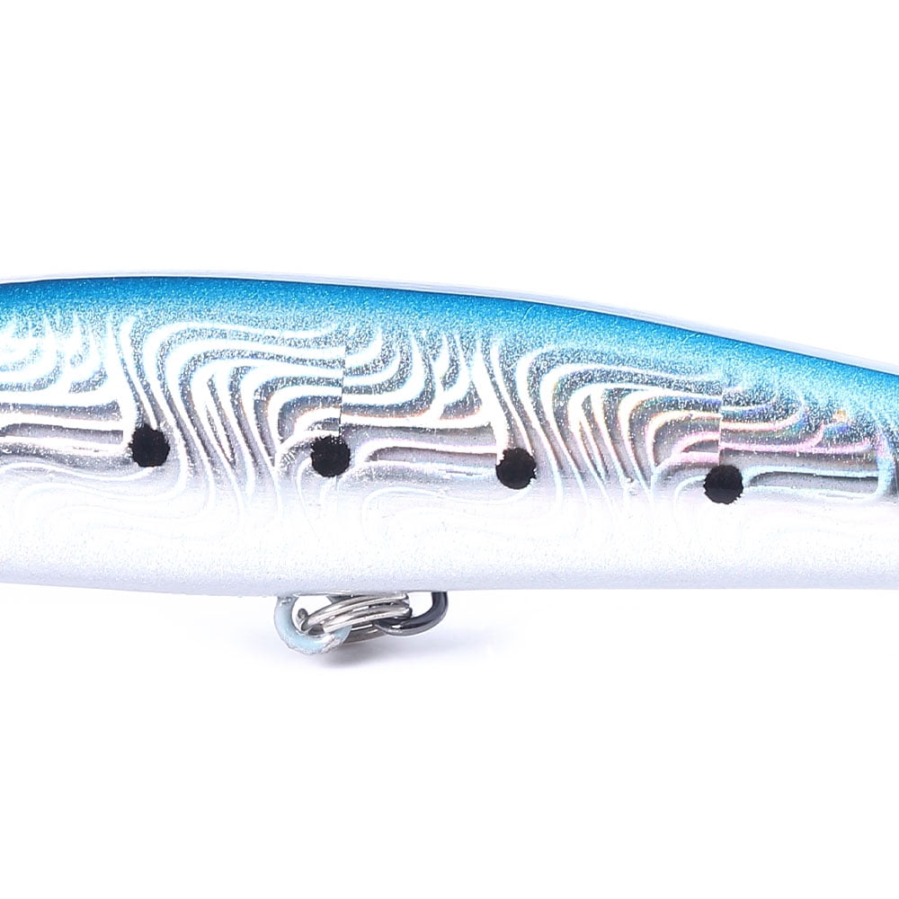 HENGJIA Minnow Fishing Lures Kit with Hooks for Saltwater Freshwater, Lure kit for Trout Bass Salmon Fishing,10PCS