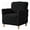 Jacquard - Black, variant on SHANNA Banquet Armchair Slipcovers, Knitted Jacquard Chair Covers with Arms for Living Room, NonSlip Dog Pet Friendly Furniture Protector, Beige