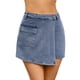 thumbnail image 1 of INSPIRAR CHIC Pantalones Cortos de Mezclilla para Mujeres Cargo Falsos de Cintura Alta Mini Shorts S Azul, 1 of 6