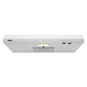 RCA 30 in. Century Collection Ductless 160 CFM Under Cabinet Range Hood, Reusable Filter, Light, White