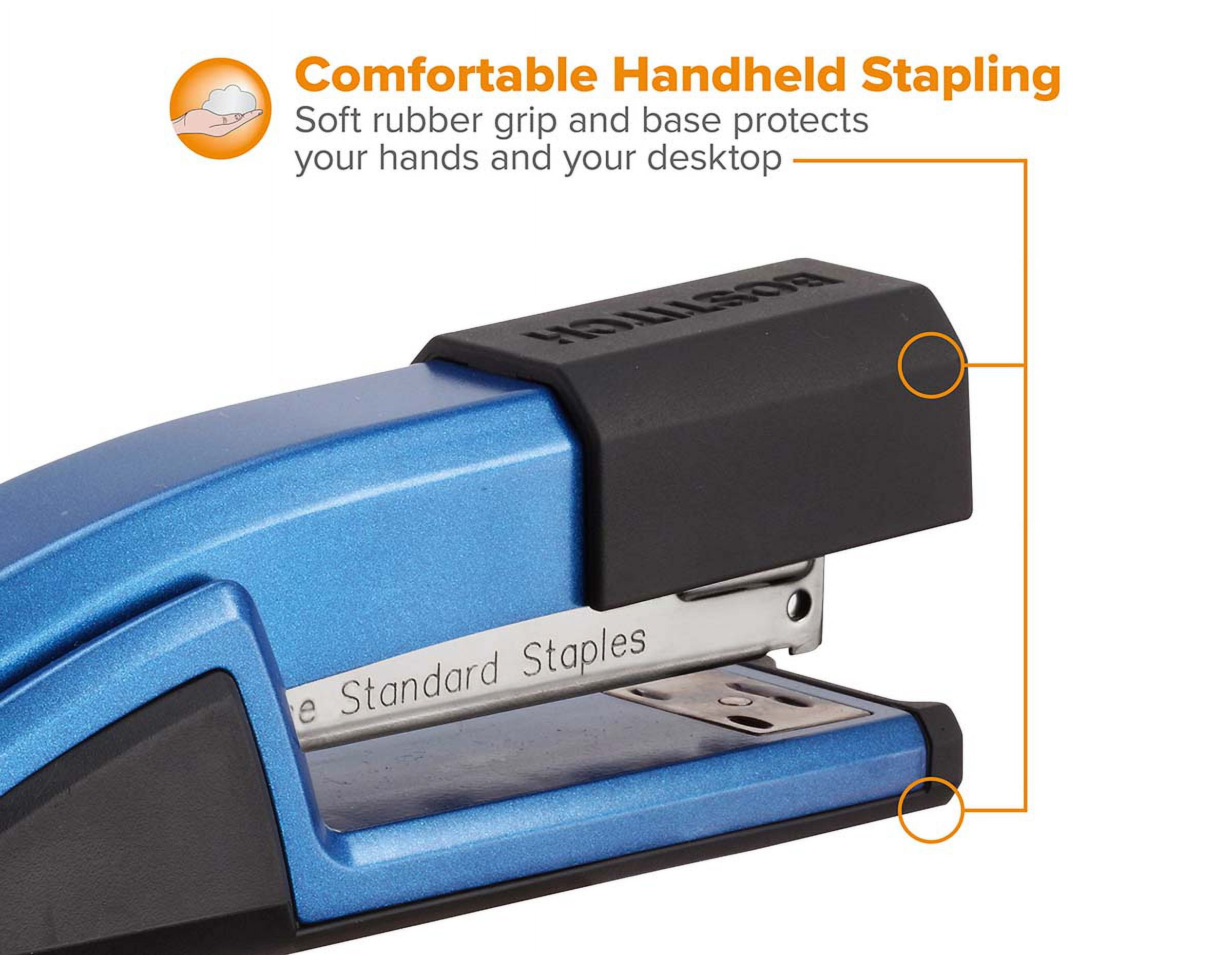 Bostitch Antimicrobial Epic Stapler, 25-Sheet Capacity, Blue