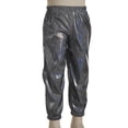 thumbnail image 4 of Manyakai Boys Girls Shiny Metallic Dance Pants Leggings Glittery Trousers Bell Bottoms Jazz Hip Hop Black 150, 4 of 6