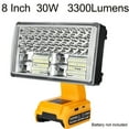 thumbnail image 1 of for De*walt 18-20V Li-ion Battery Wireless LED Work Light Outdoor Lighting Flashlight Emergency Flood Lamp Spotlight 8 inch, 1 of 7