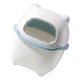 thumbnail image 5 of unbranded De Basura De Plástico Azul Con Tapa Para Escritorio Ideal Para Oficina Y Hogar, 5 of 8