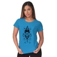 thumbnail image 3 of Fish Triangle Compass Spirit Animal Womens Slim Fit Graphic Tee Brisco Brands M, 3 of 5