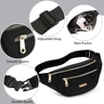 thumbnail image 3 of Pack of 3 Women's Waterproof Waist Bag Outdoor Sports Waterproof Waist Bag Adjustable Strap Waist Bag, 3 of 7