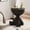 Black, variant on odorsTT 1 Piece 2-In-1 Black Modern Creative Bear-Shaped Storage Cabinet Bedside Table,Bedroom Balcony Mobile Mini Table, Suitable for Storage In The Living Room and Bedroom