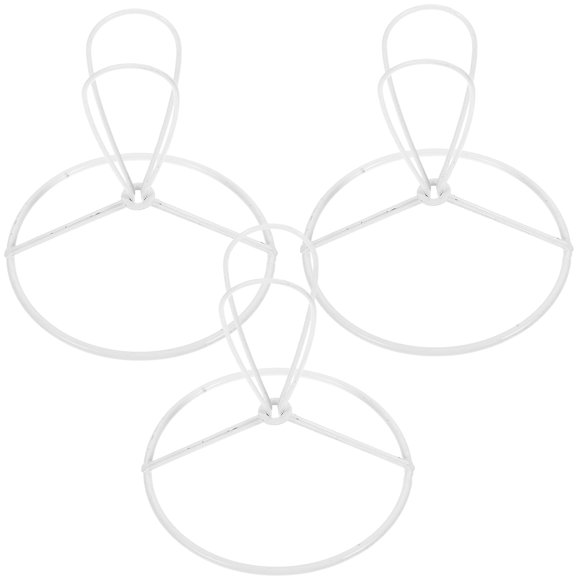SHISUYAN Adaptateur à Pince pour Abat-Jour en Fer Blanc pour Ampoule Ronde Accessoires d'Éclairage Bricolage 3 Pcs