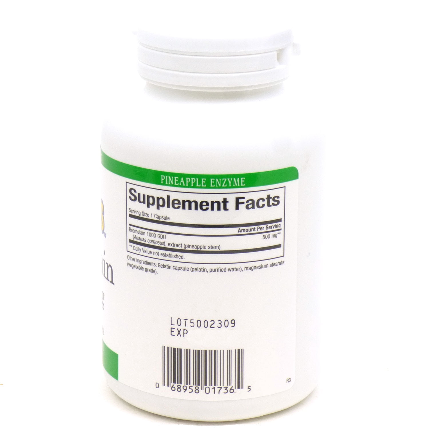 Natural Factors Bromelain 500 mg, Enzyme Support for a Healthy Digestive System, 180 Capsules