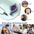 thumbnail image 6 of The Eye of My Heart Urn Necklace Keepsake Cat Paw Print Memorial Urn Jewelry Memorial Cremation Jewelry for Ashes, 6 of 7