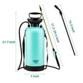 Deli 2Gallon Pump Pressure Sprayer, Pressurized Lawn & Garden Water