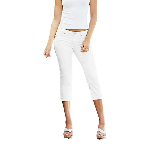 Women's Perfectly Shaping Stretchy Denim Capri